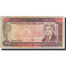 Geldschein, Turkmanistan, 500 Manat, 1995, KM:7b, S