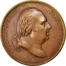 FRANCE, Politics, Society, War, Louis XVIII, Medal, 1803, AU(55-58), Andrieu,...