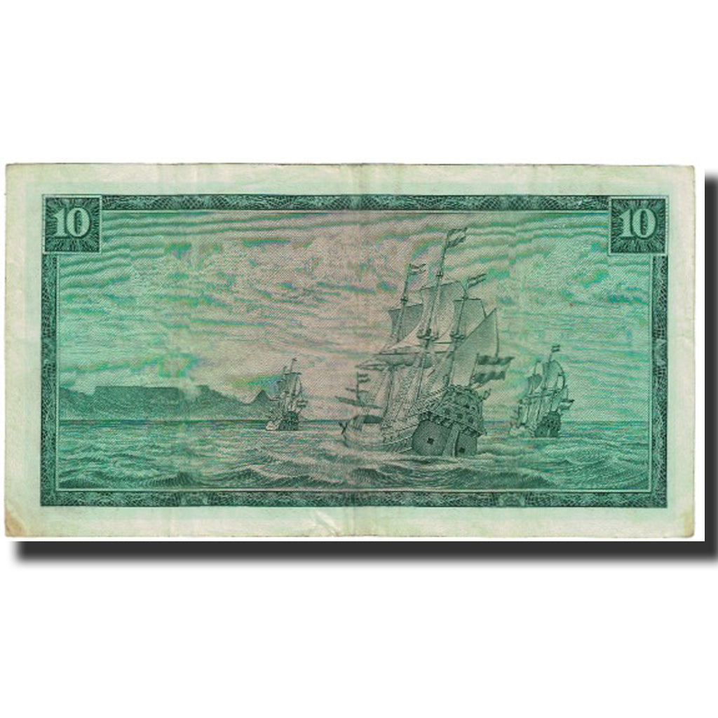 Banknote, South Africa, 10 Rand, UNDATED (1966-1976), KM:114b, AU(55-58)