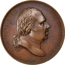 FRANCE, Politics, Society, War, Hundred Days, Medal, 1815, AU(55-58), Andrieu,..