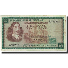 Banknote, South Africa, 10 Rand, UNDATED (1966-1976), KM:114b, EF(40-45)
