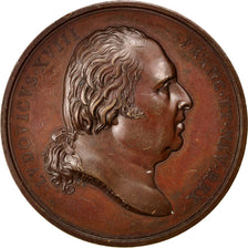 Frankreich, Medal, Louis XVIII, Politics, Society, War, 1816, Andrieu, VZ