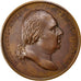 FRANCE, Politics, Society, War, Louis XVIII, Medal, 1815, AU(55-58), Andrieu,...