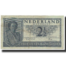 Geldschein, Niederlande, 2 1/2 Gulden, 1949, 1949-08-08, KM:73, S