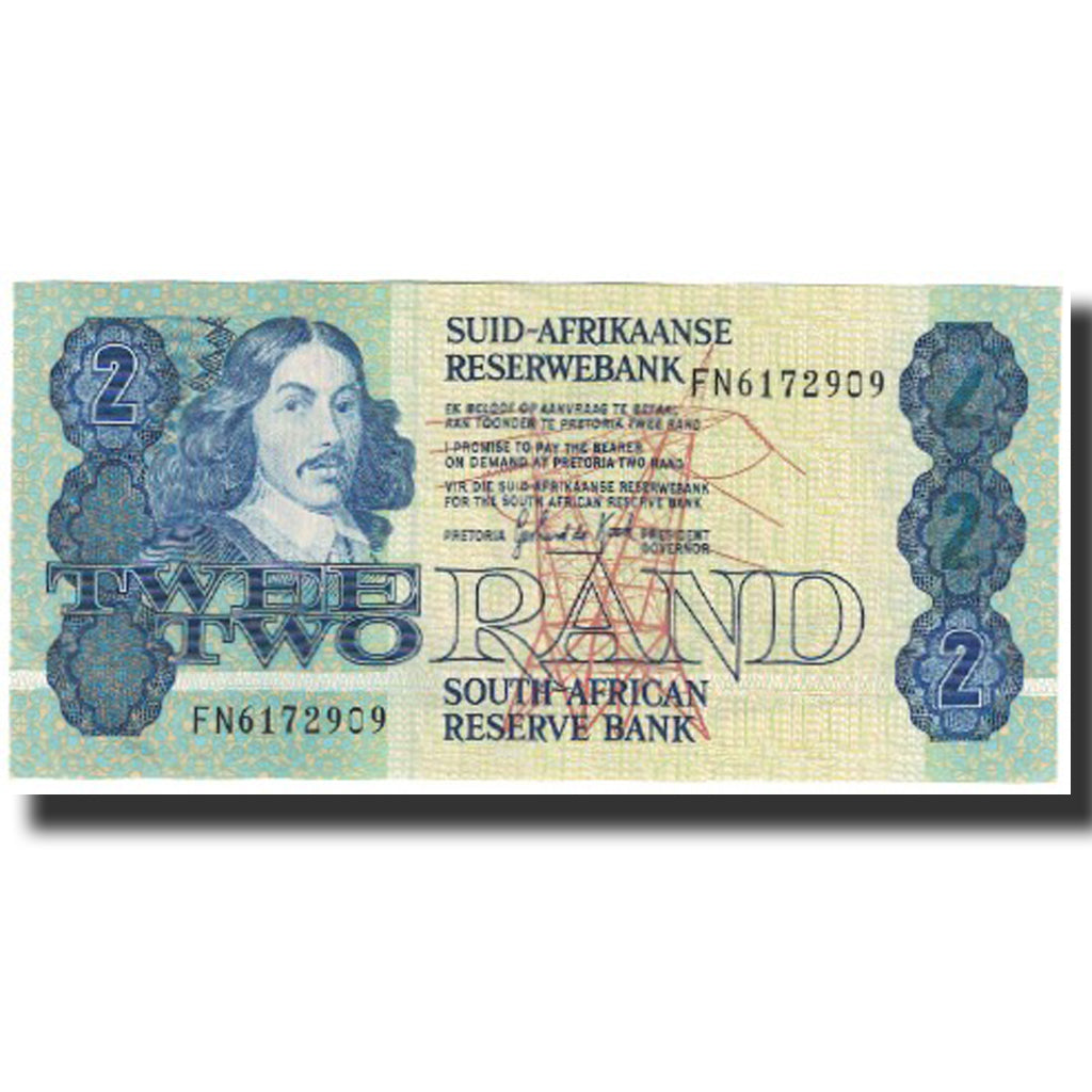 Banknote, South Africa, 2 Rand, Undated (1978-90), KM:118c, UNC(65-70)