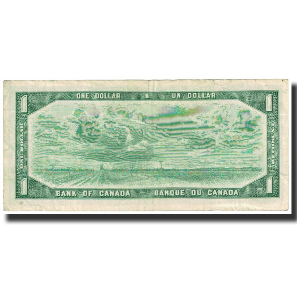 Banknot, Canada, 1 Dollar, Undated (1954), KM:75c, AU(55-58)