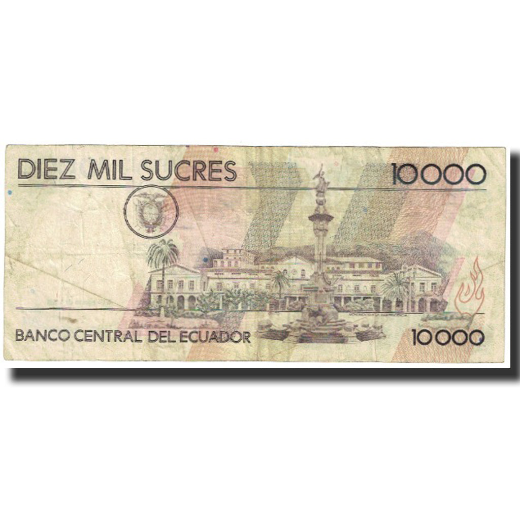 Banknote, Ecuador, 10,000 Sucres, 1995, 1995-08-08, KM:127b, EF(40-45)