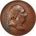 FRANCE, Politics, Society, War, Louis XVIII, Medal, 1818, AU(55-58), Andrieu,...