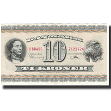 Geldschein, Dänemark, 10 Kroner, Undated (1959), KM:44p, SS