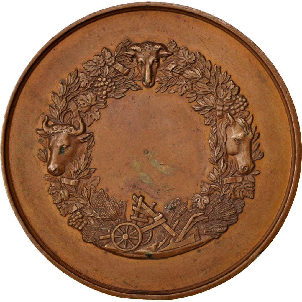 France, Medal, Second French Empire, Business & industry, AU(50-53), Copper