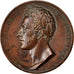 FRANCE, Politics, Society, War, Louis XVIII, Medal, 1823, AU(50-53), Bronze,...