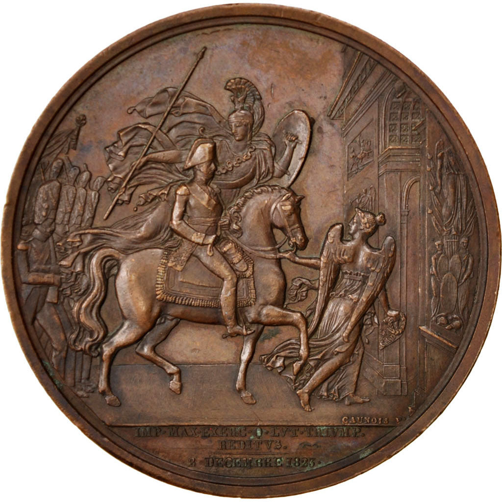 FRANCE, Politics, Society, War, Louis XVIII, Medal, 1823, AU(50-53), Bronze,...