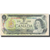 Nota, Canadá, 1 Dollar, Undated (1973), KM:85b, AU(55-58)