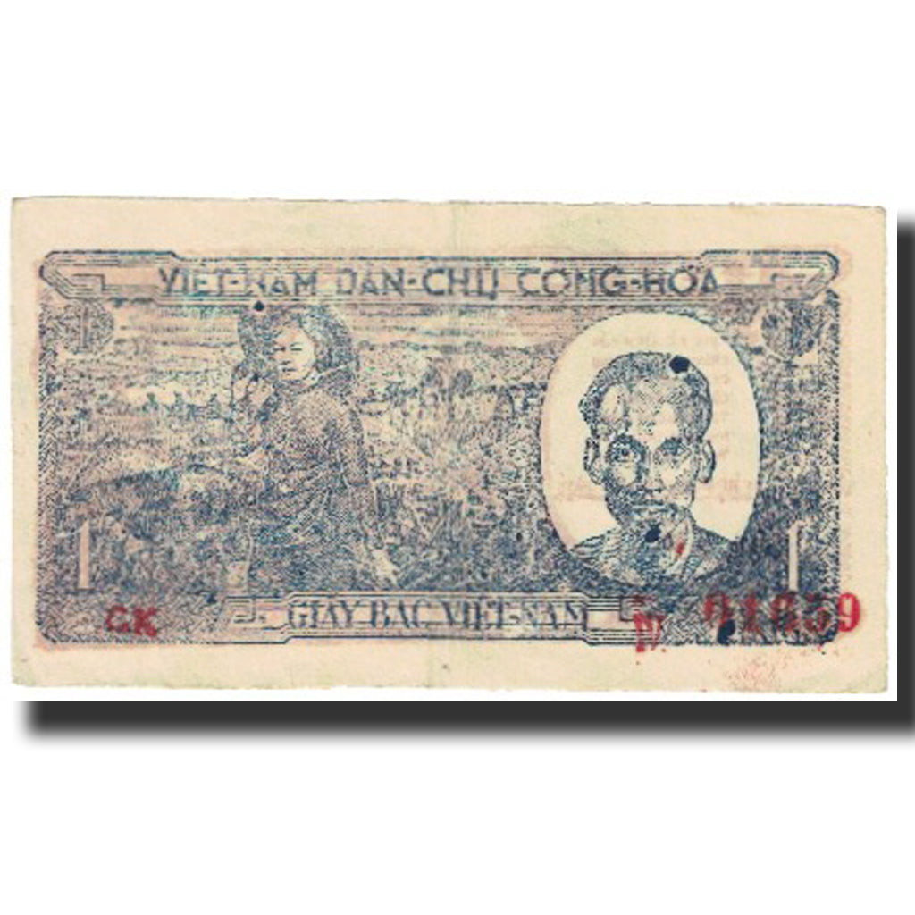 Banknote, Vietnam, 1 D<ox>ng, Undated (1948), KM:16, VF(20-25)