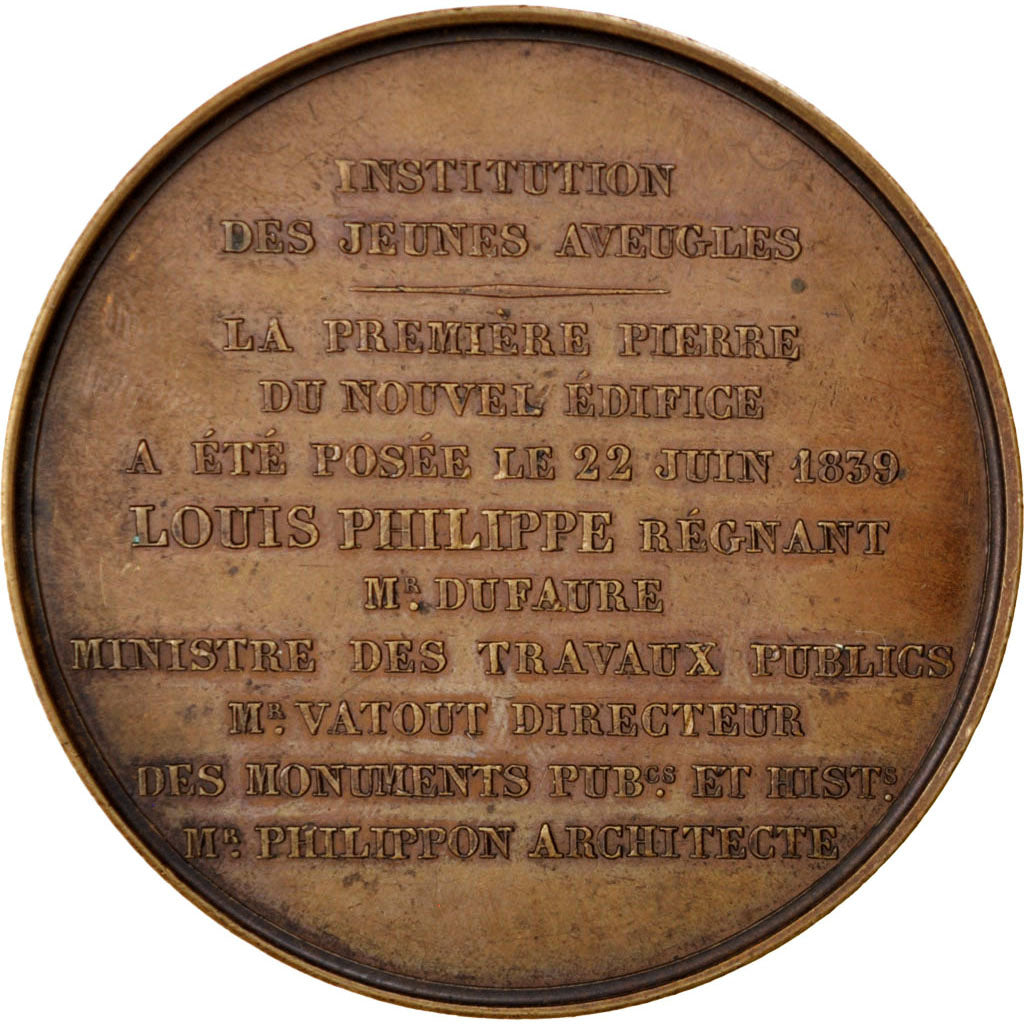 Frankrijk, Medal, Louis Philippe I, Politics, Society, War, 1839, Barre, PR