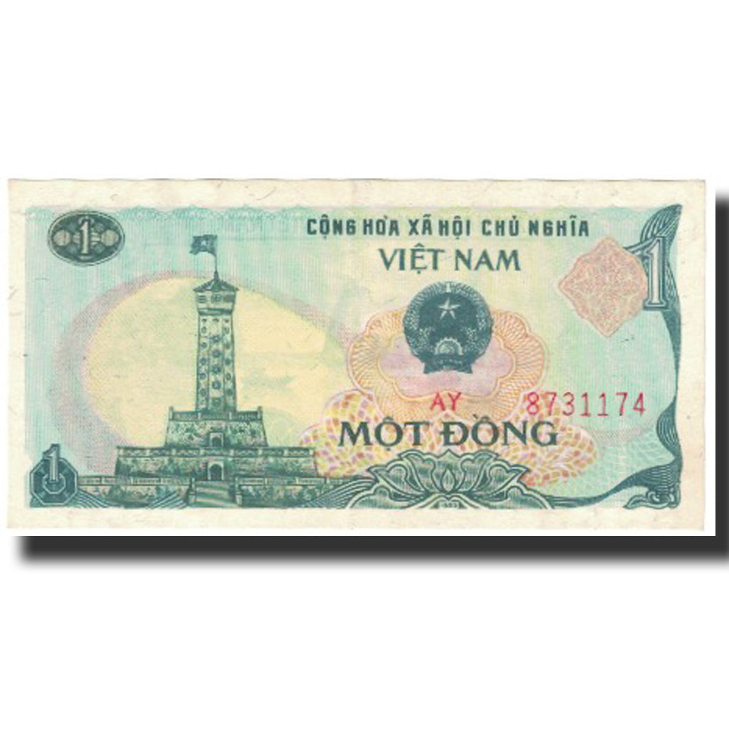 Banconote, Vietnam, 1 D<ox>ng, Undated (1985), KM:90a, FDS