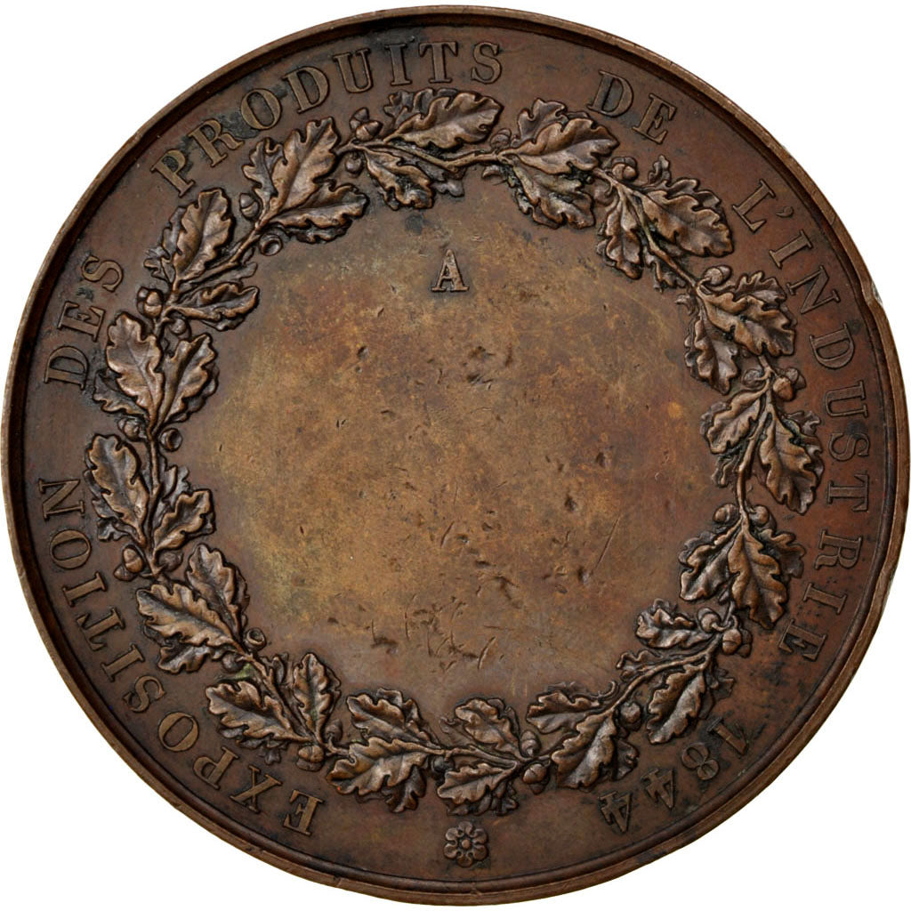 France, Medal, Louis Philippe I, Business & industry, 1844, Depaulis, AU(50-53)