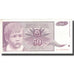 Biljet, Joegoslaviëe, 50 Dinara, 1990, KM:104, SPL