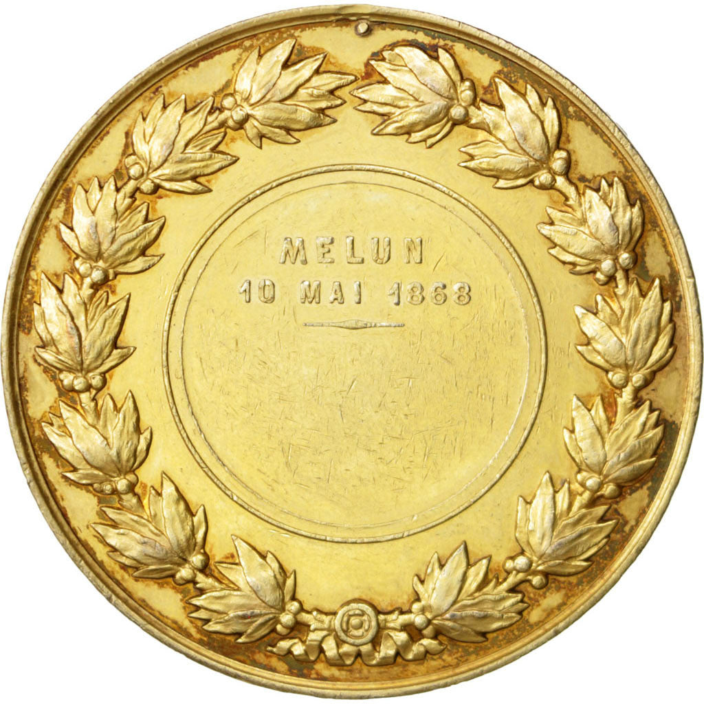 France, Medal, Second French Empire, Politics, Society, War, 1868, Oudiné