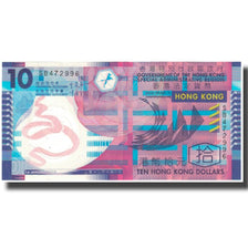 Geldschein, Hong Kong, 10 Dollars, 2012, 2012-01-01, KM:401c, VZ
