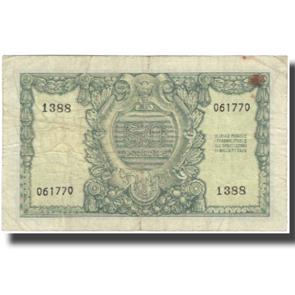 Banknote, Italy, 50 Lire, Undated (1951), KM:91a, EF(40-45)