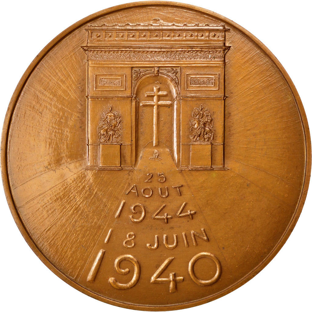 Frankrijk, Medal, French Fifth Republic, History, 1971, PR, Bronze
