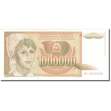 Geldschein, Jugoslawien, 1,000,000 Dinara, 1985-1989, 1989-11-01, KM:99, UNZ
