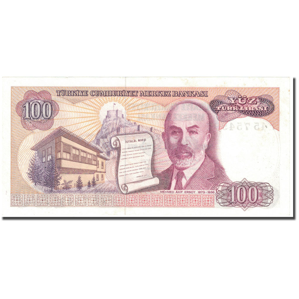 Geldschein, Türkei, 100 Lira, UNDATED (1984), KM:194a, UNZ
