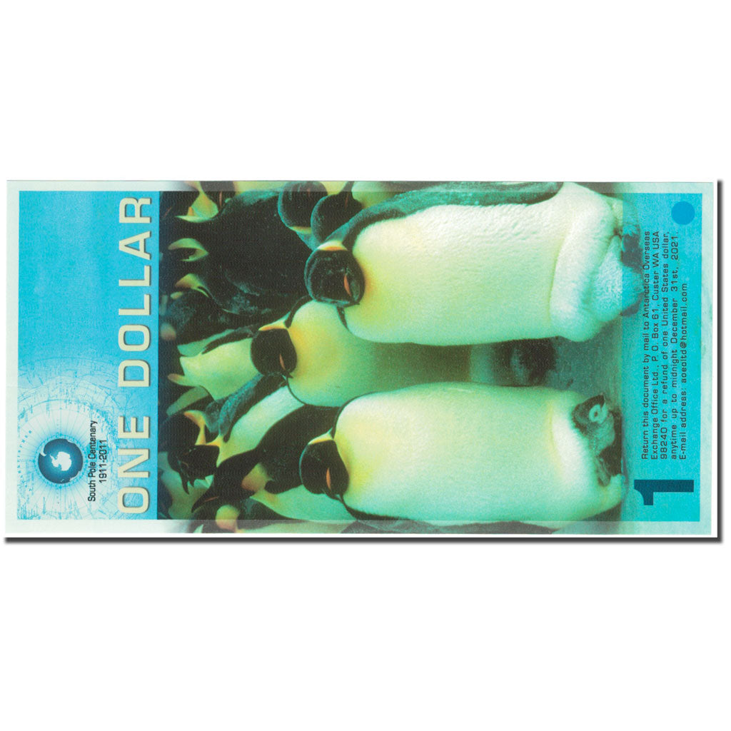 Geldschein, Antarctic, 1 Dollar, 2011, 2011-12-14, UNZ