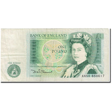 Billet, Grande-Bretagne, 1 Pound, KM:377b, TB