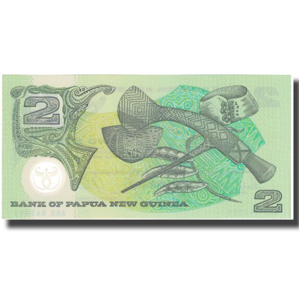 Banknote, Papua New Guinea, 2 Kina, Undated (1995), KM:15, UNC(65-70)