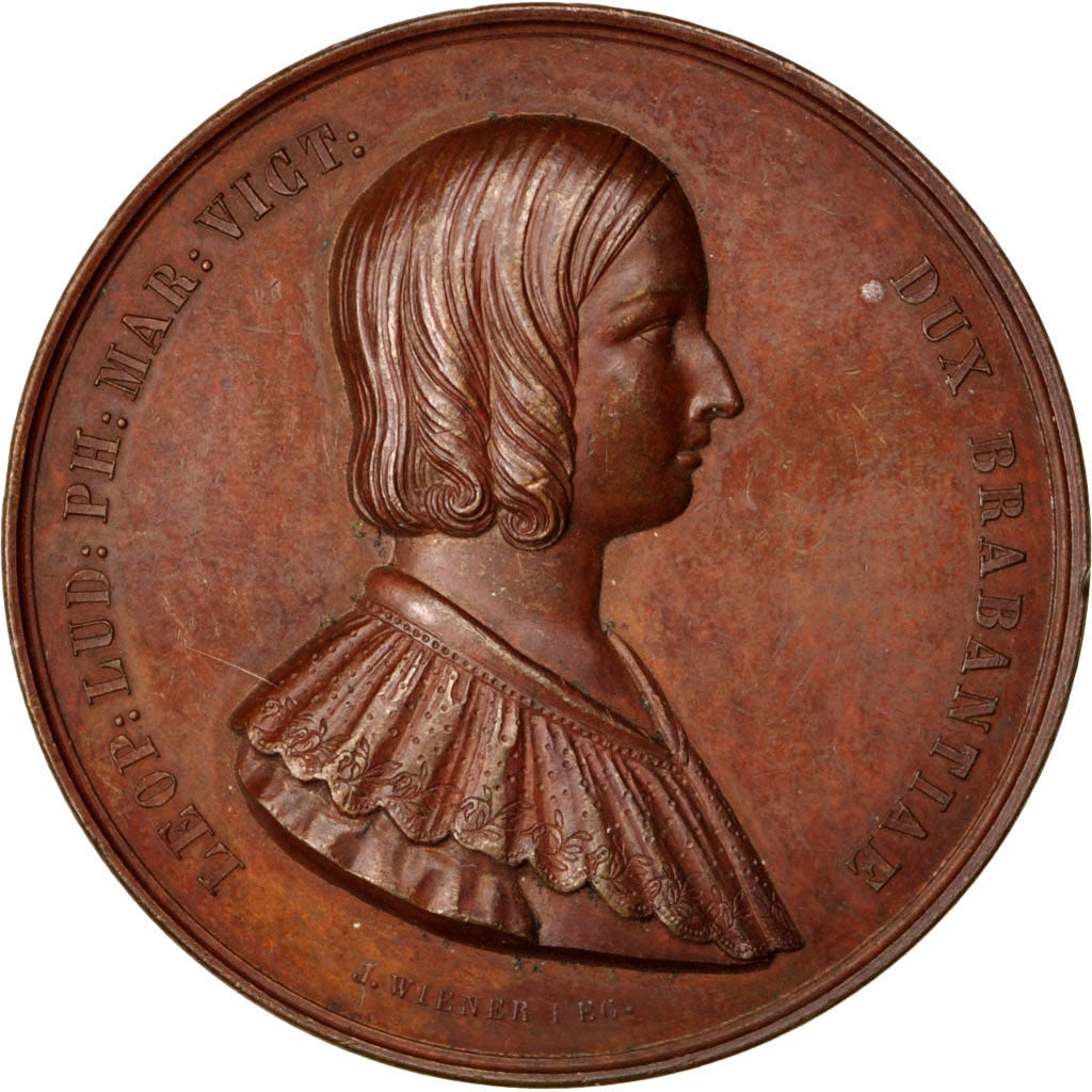 Belgium, History, Medal, AU(55-58), Bronze, 50, 59.00
