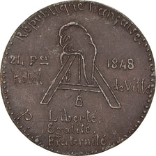 Frankrijk, Medaille, IIème République, Gouvernement Provisoire, Lamartine
