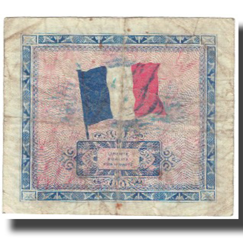 France, 5 Francs, 1944, VF(20-25), Fayette:17.2, KM:115b