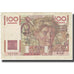 France, 100 Francs, Jeune Paysan, 1951, 1951-09-06, VF(20-25), Fayette:28.29