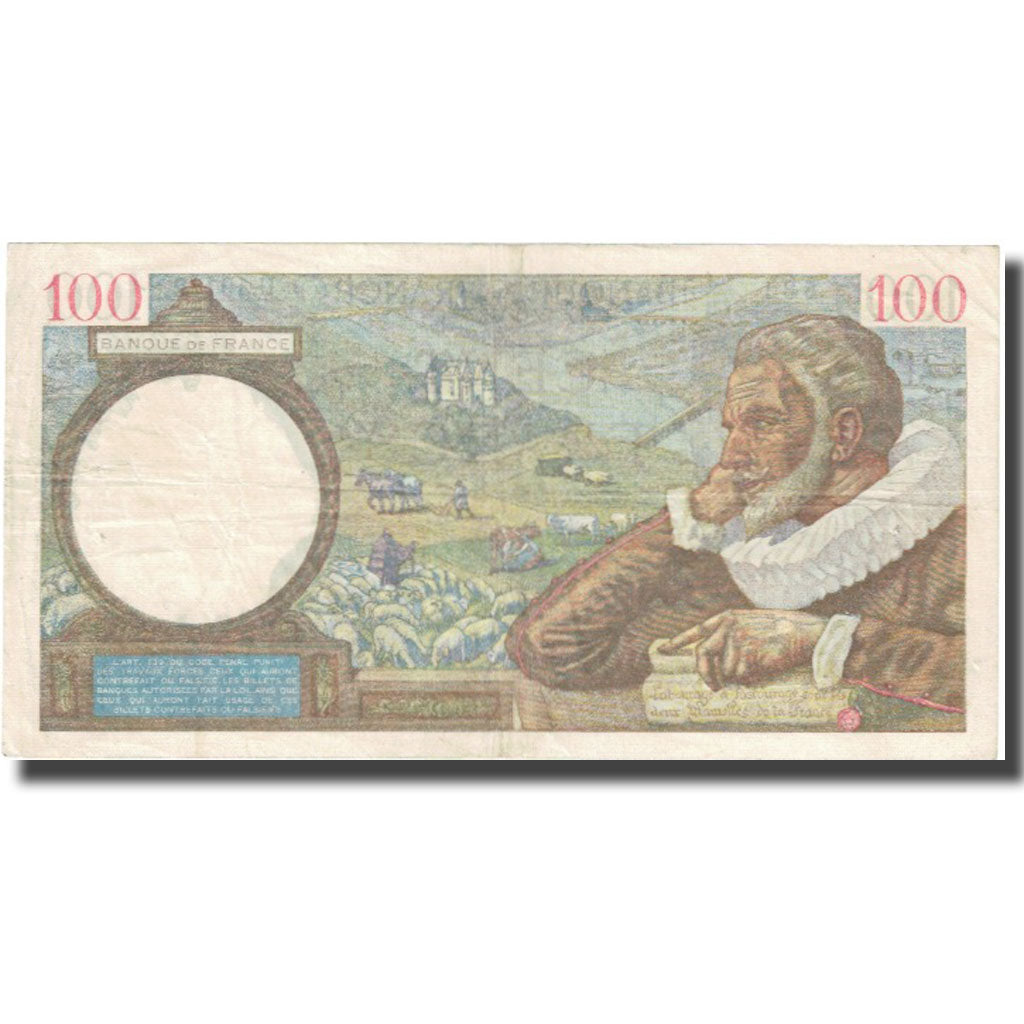 Frankreich, 100 Francs, Sully, 1941, 1941-02-06, S+, Fayette:26.46, KM:94