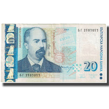 Nota, Bulgária, 20 Leva, 2007, KM:118b, EF(40-45)