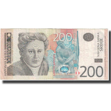 Biljet, Servië, 200 Dinara, Undated (2005), KM:42a, TTB