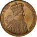 FRANCE, Politics, Society, War, Louis XVIII, Medal, 1825, AU(50-53), Gatteaux,..
