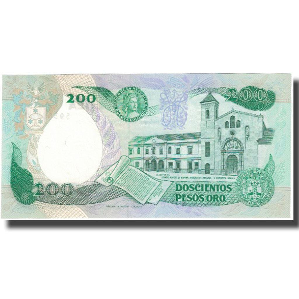 Biljet, Colombia, 200 Pesos Oro, 1985, 1985-11-01, KM:429c, NIEUW