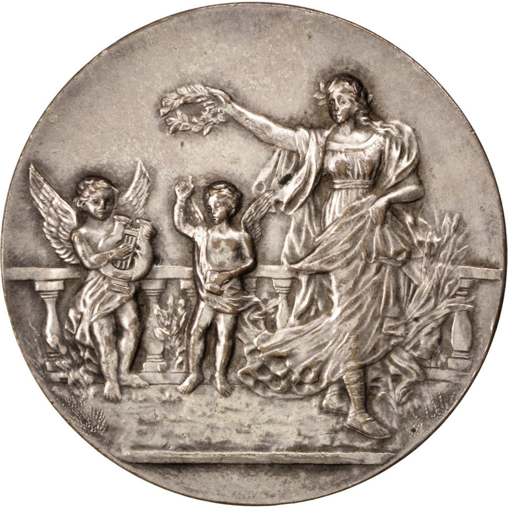 FRANCE, Arts & Culture, French Third Republic, Medal, EF(40-45), Copper, 50,...