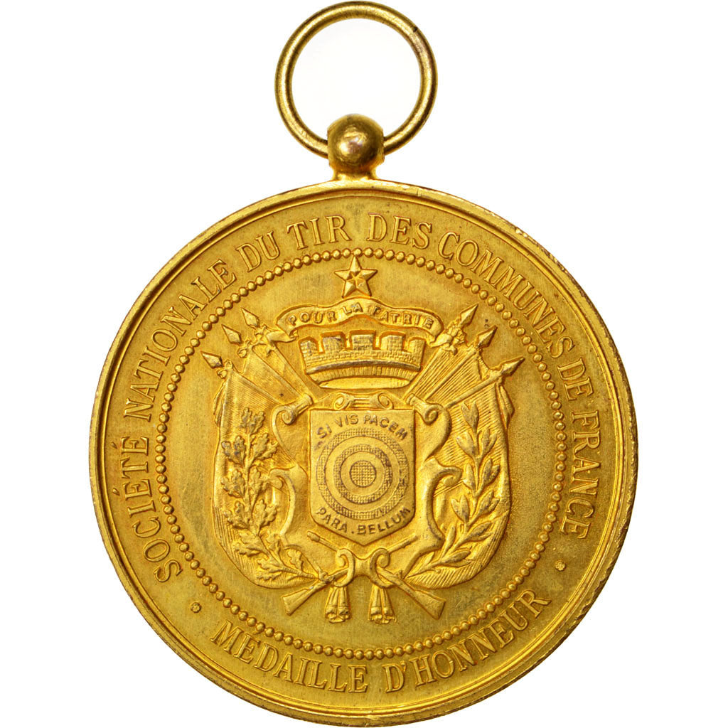 France, Medal, French Third Republic, Sports & leisure, AU(50-53), Vermeil