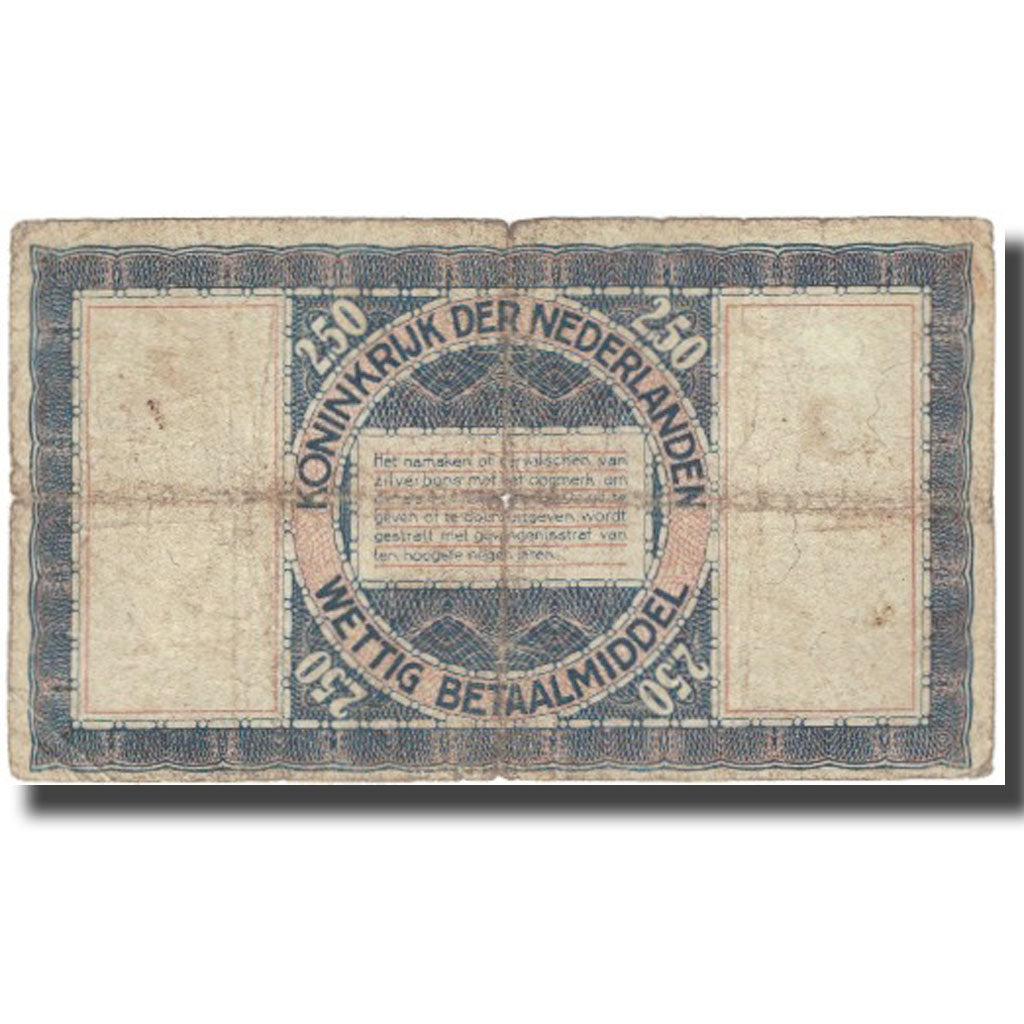 Banknote, Netherlands, 2 1/2 Gulden, 1938, 1938-10-01, KM:62, VG(8-10)