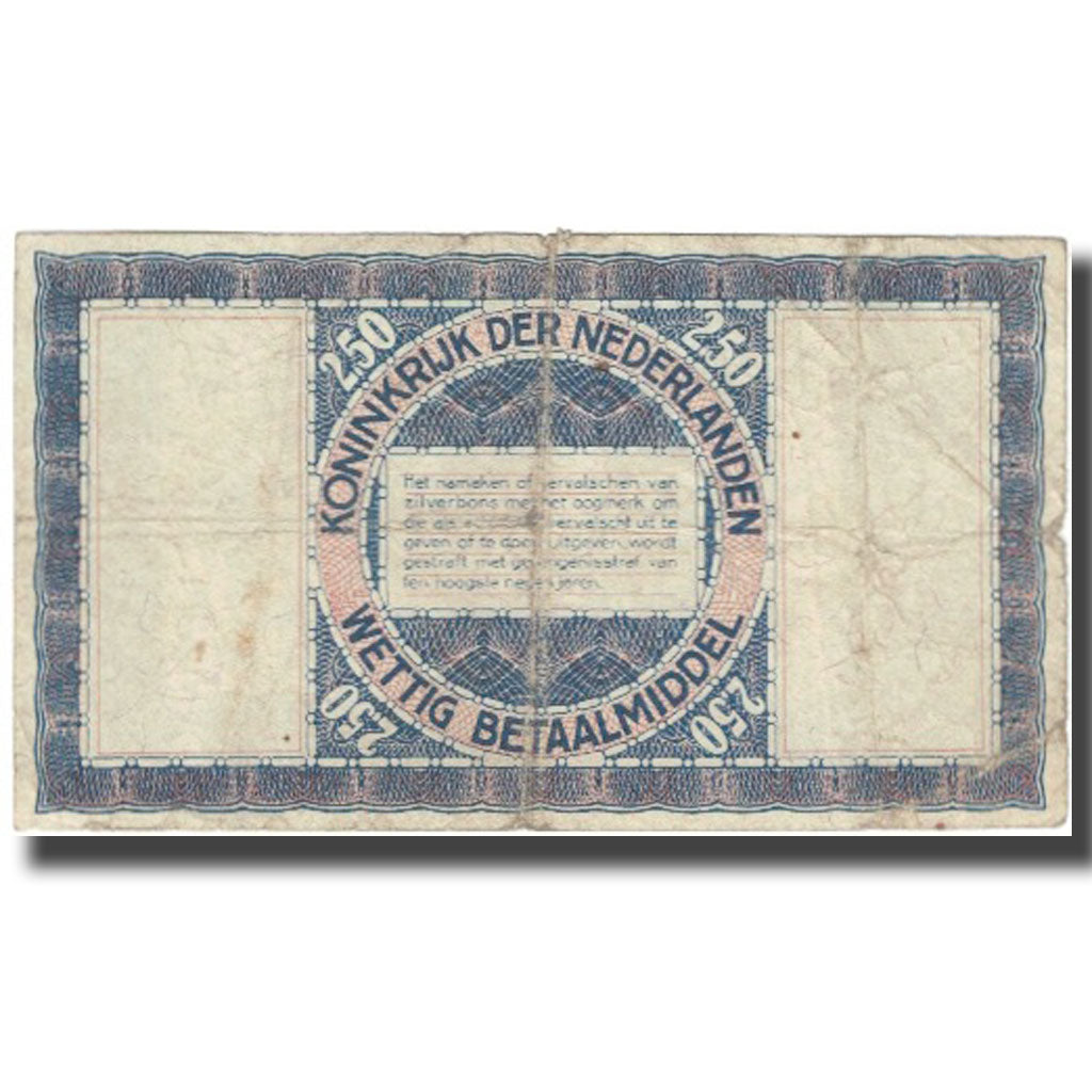 Banknote, Netherlands, 2 1/2 Gulden, 1938, 1938-10-01, KM:62, VG(8-10)