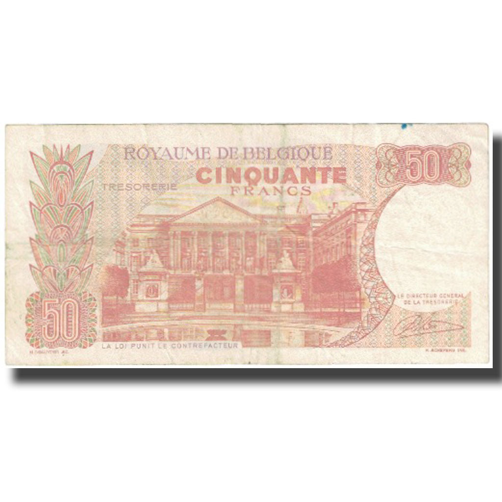 Banknote, Belgium, 50 Francs, 1966, 1966-05-16, KM:139, VF(20-25)