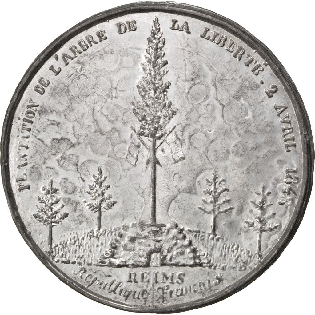 France, Medal, French Second Republic, Politics, Society, War, 1848, AU(55-58)
