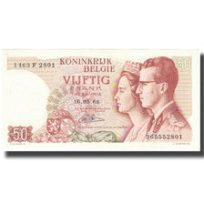 Banknot, Belgia, 50 Francs, 1966, 1966-05-16, KM:139, UNC(65-70)
