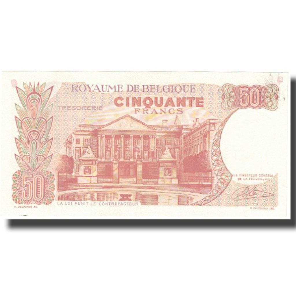Banknote, Belgium, 50 Francs, 1966, 1966-05-16, KM:139, UNC(65-70)