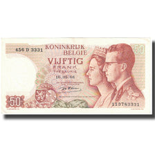 Banknote, Belgium, 50 Francs, 1966, 1966-05-16, KM:139, UNC(65-70)