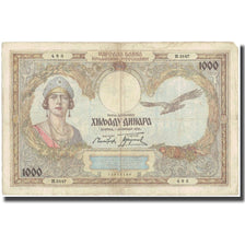 Billet, Yougoslavie, 1000 Dinara, 1931, 1931-12-01, KM:29, TB